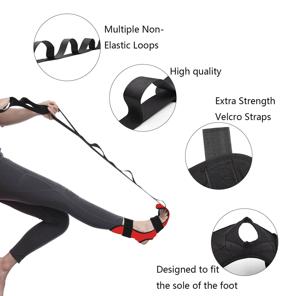Men&#39;s And Women&#39;s Yoga Stretching Straps
