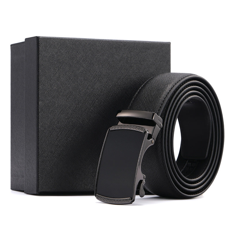Fashion Automatic Buckle Leather Men&#39;s Belt