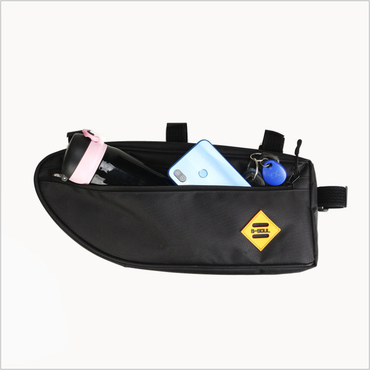 Bicycle large capacity triangle bag