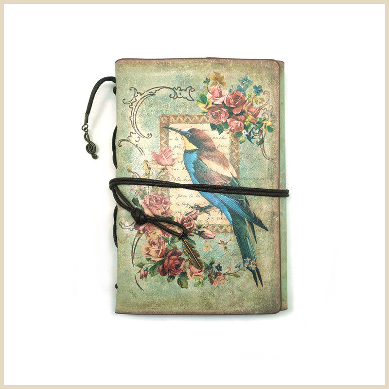 Retro loose-leaf A6 notepad