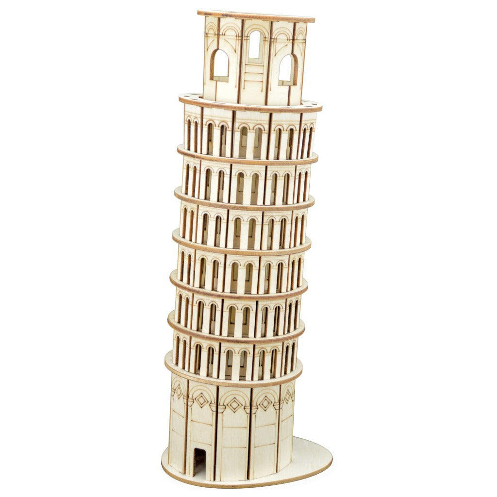 Three-dimensional puzzle of Leaning Tower of Pisa