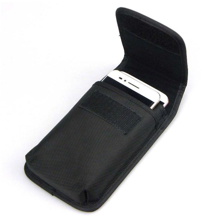 Double nylon cell phone belt bag