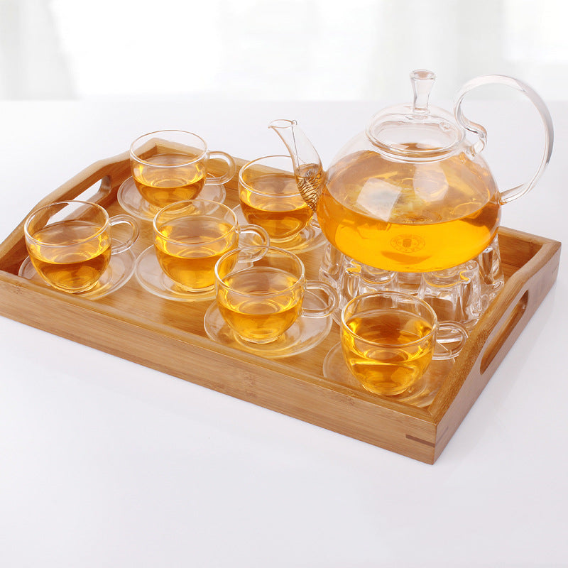 Heat-resistant glass wizard pot