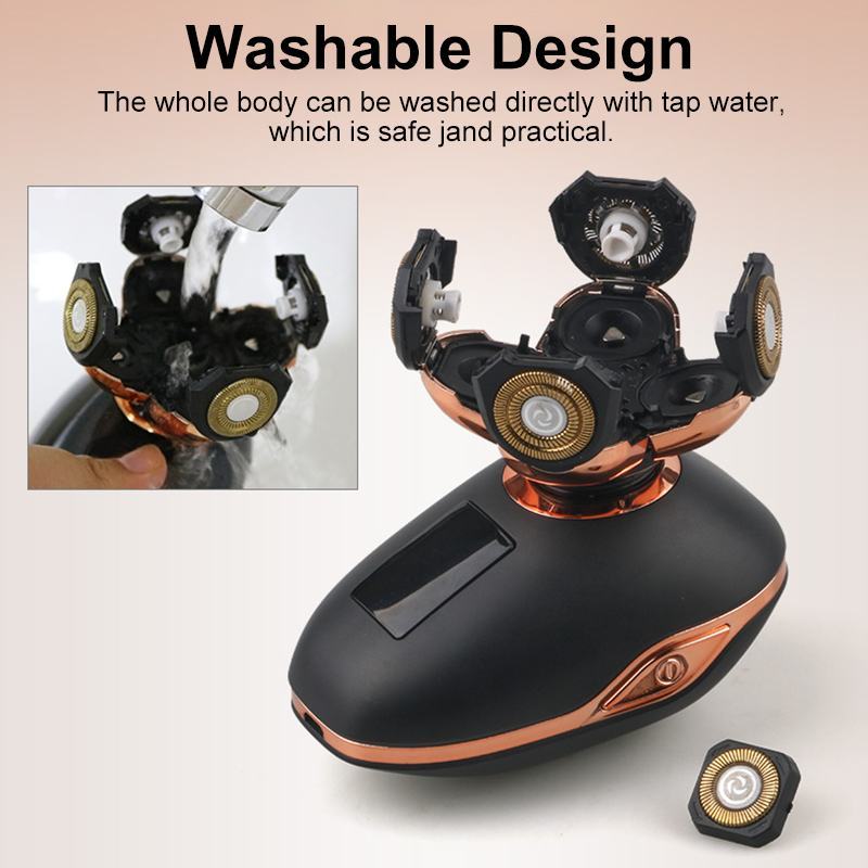 LCD digital display electric shaver