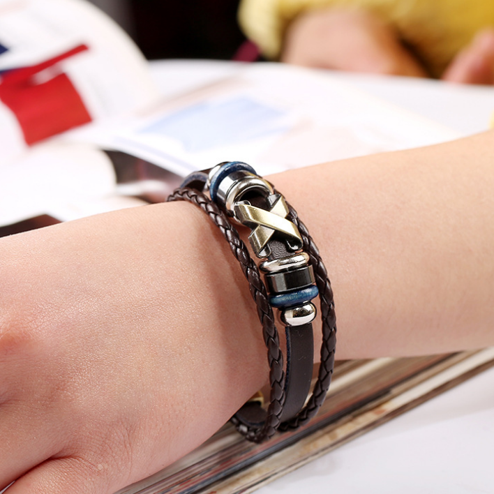 Vintage leather bracelet