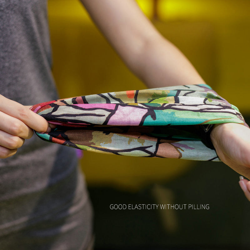 Sunscreen riding headscarf