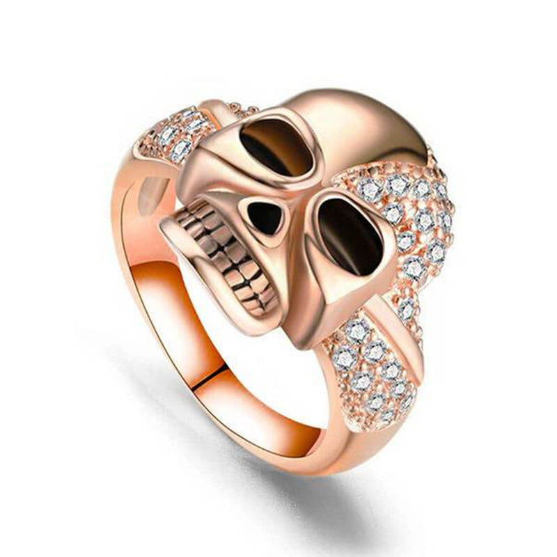 Skull ghost head ring