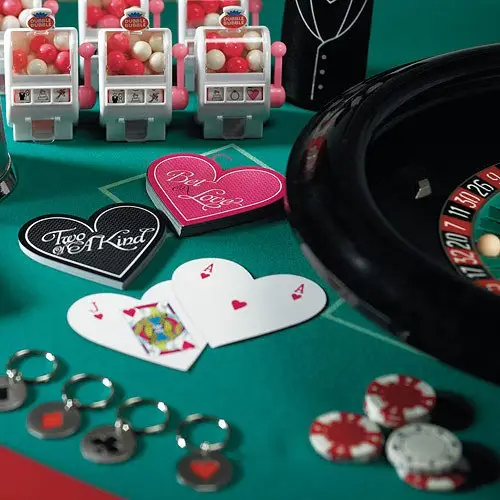 Heart Shaped Playing Cards Favor in Box