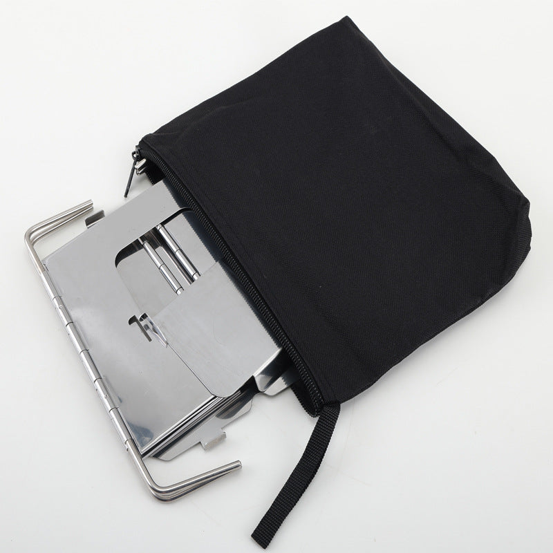 Convenient Outdoor Camping Wood Stove Burning Station