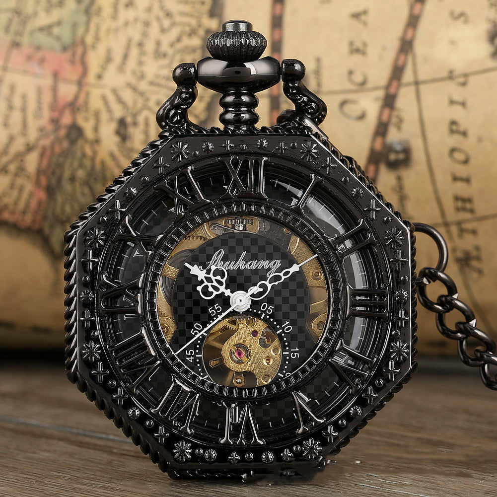 Mechanical Pocket Watch Retro Men&#39;s And Women&#39;s Watch