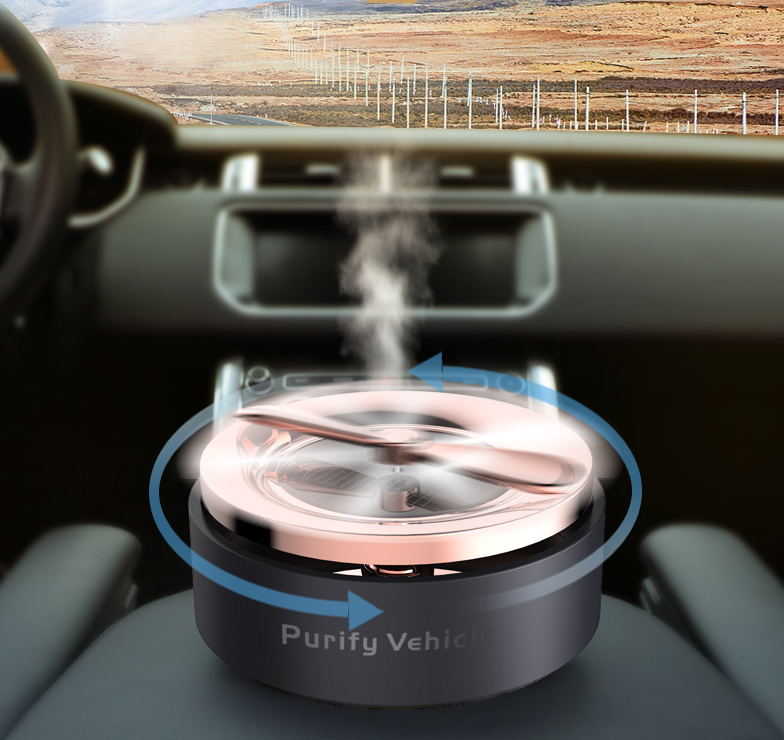 Solar car aromatherapy