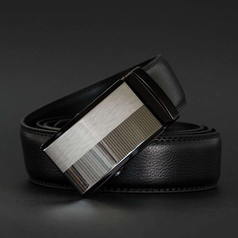 Men&#39;s two-layer cowhide belt belt