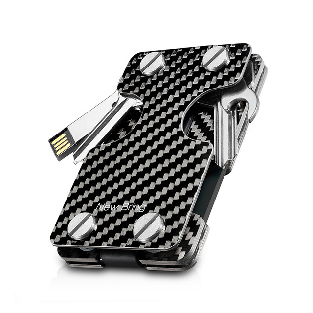 Multifunctional key case men&#39;s metal card case