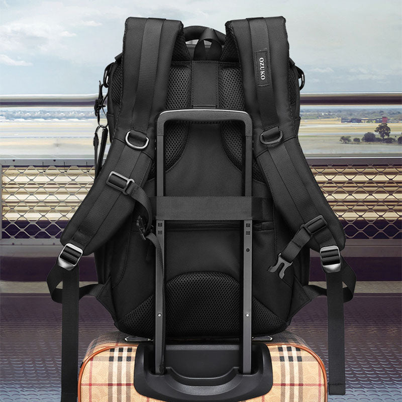 Outdoor Waterproof Computer Bag For Men Business Backpack With Multiple Pocket Design