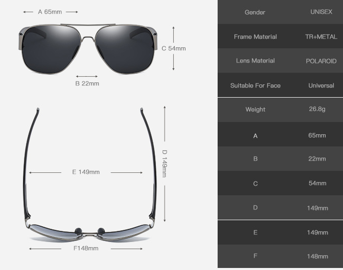 TR90 Men&#39;s Polarized Sunglasses