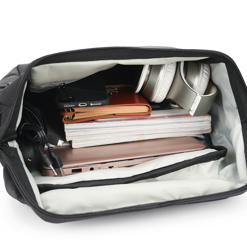 Men&#39;s backpack fashion leather backpack