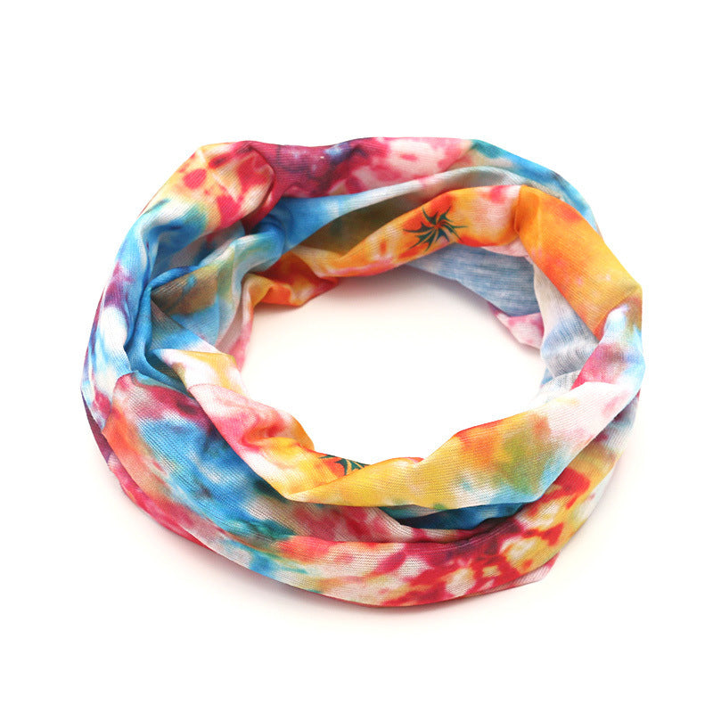 Sunscreen riding headscarf