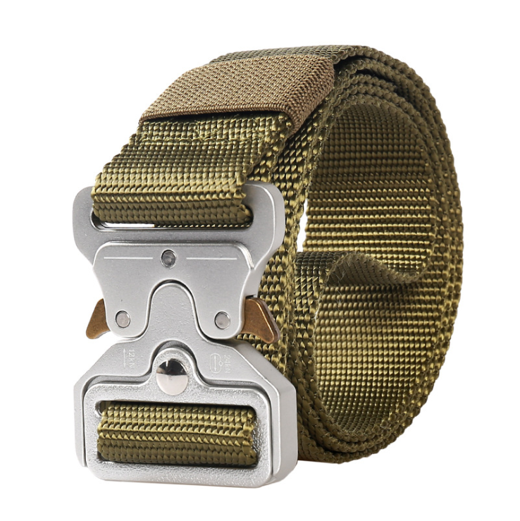 Tactical belt with alloy buckle