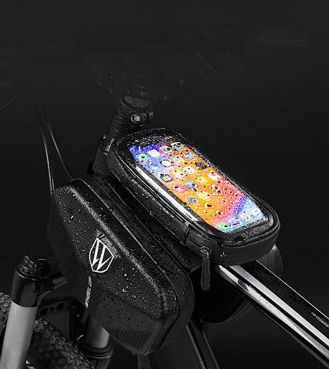 EVA hard shell water repellent bicycle beam bag