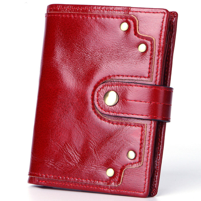 Men&#39;s high-end suede leather business wallet