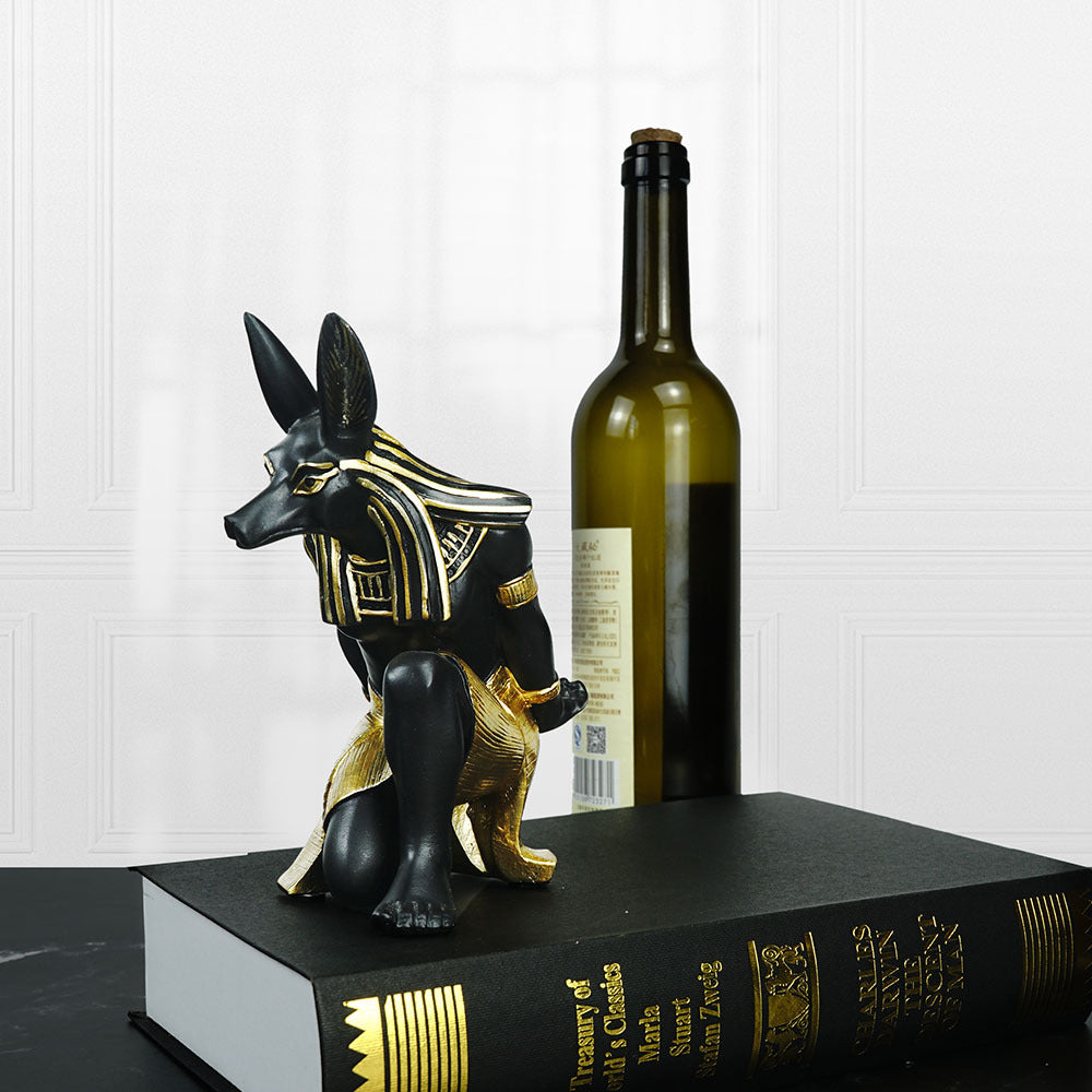 Creative Wine Rack Decoration Anubis Dog God Wine Rack
