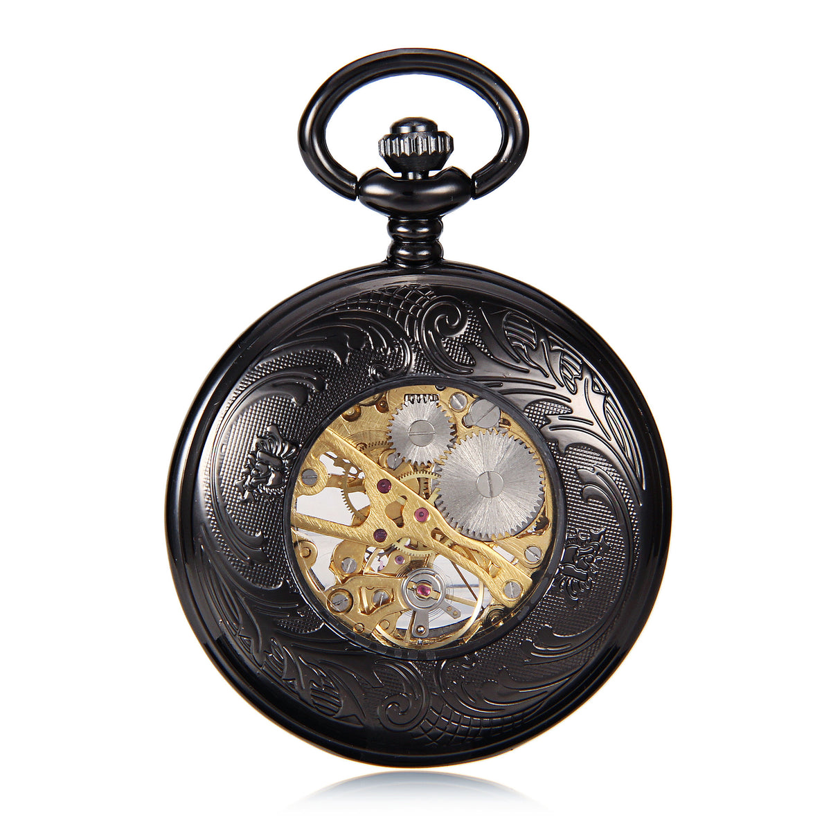 Creative Fashion Trend Wind-winding Mechanical Pocket Watch