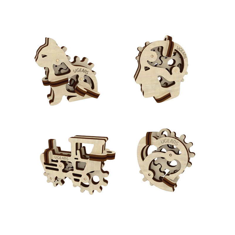 Fingertip Rubik Cube Four Small Movable Assembling Toys