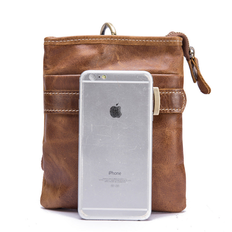 Men&#39;s leather shoulder bag