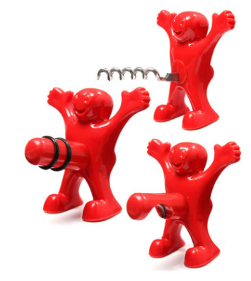 Sexy beer wine bottle opener plastic wine bottle stopper bottle opener