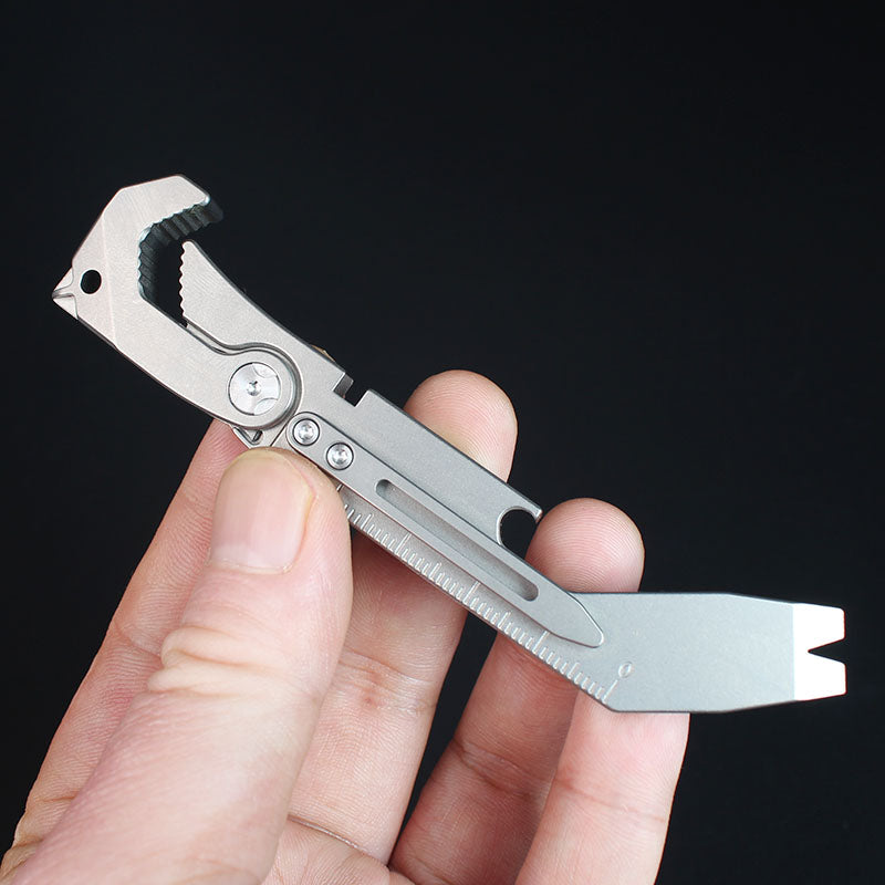 Titanium Crowbar Bottle Opener Screwdriver
