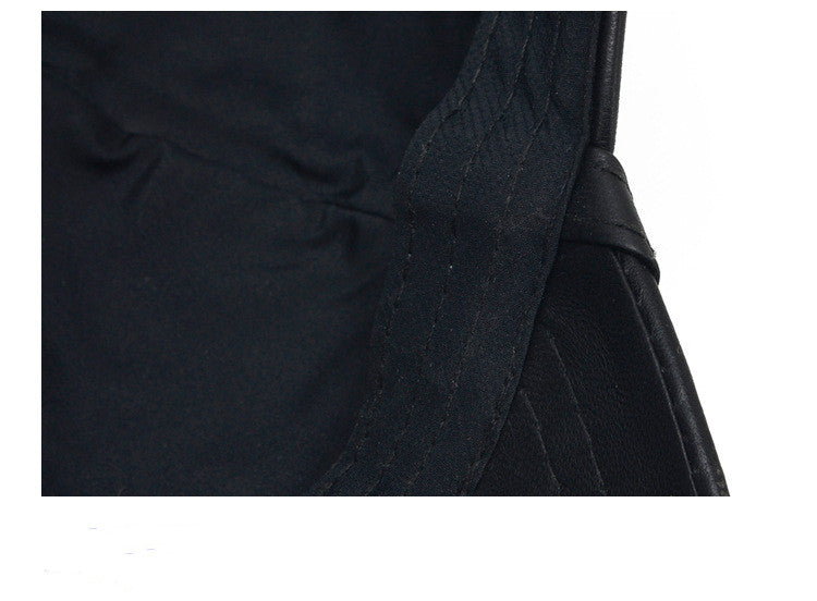 Men&#39;s Sheepskin Light Board Baseball Hat