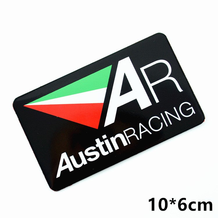 Motorcycle exhaust pipe high temperature sticker