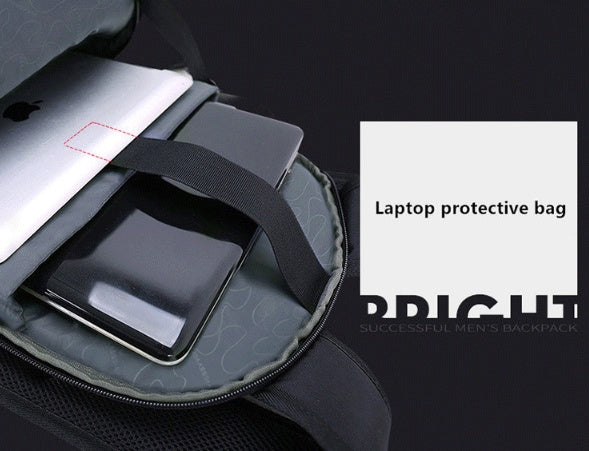 Men&#39;s Shoulder Anti-theft Multifunctional Backpack