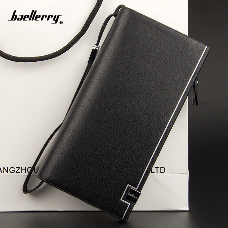 The new baellerry multifunctional hand bag Mens Long Wallet boy Bag Wallet