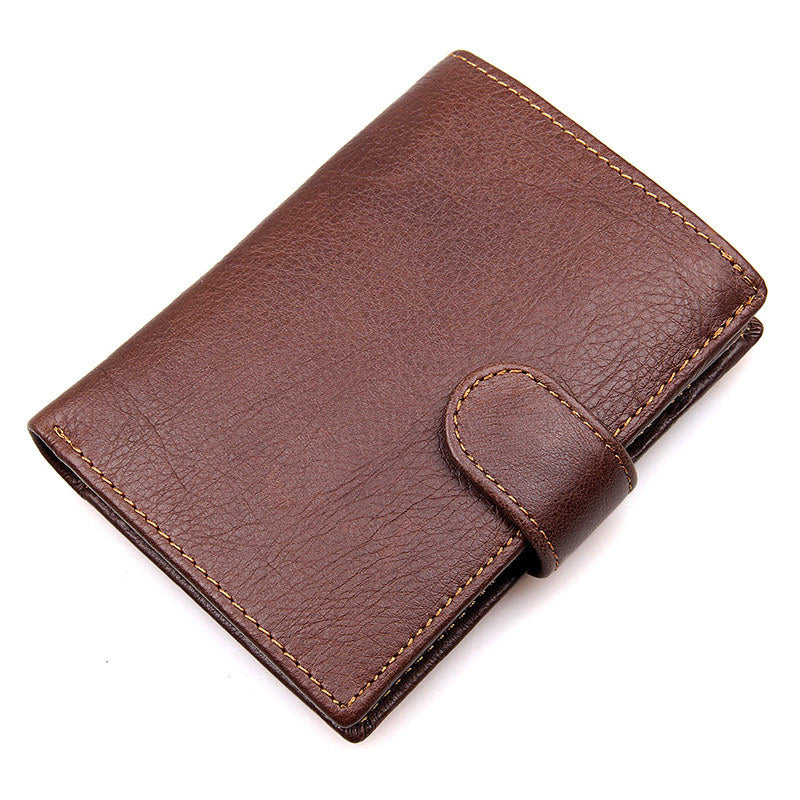 J.M.D leather wallet multi Card Leather Men&#39;s Wallet Purse RFID scan 8129 anti foreign trade