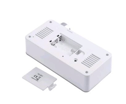 new beauty mirror knob alarm clock personality creative thermometer bedside clock LED luminous student clock