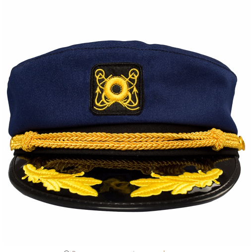 Korean version of retro men and women Navy blue navy cap