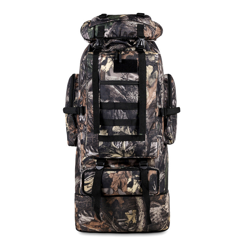 High-capacity military camouflage tactical pack