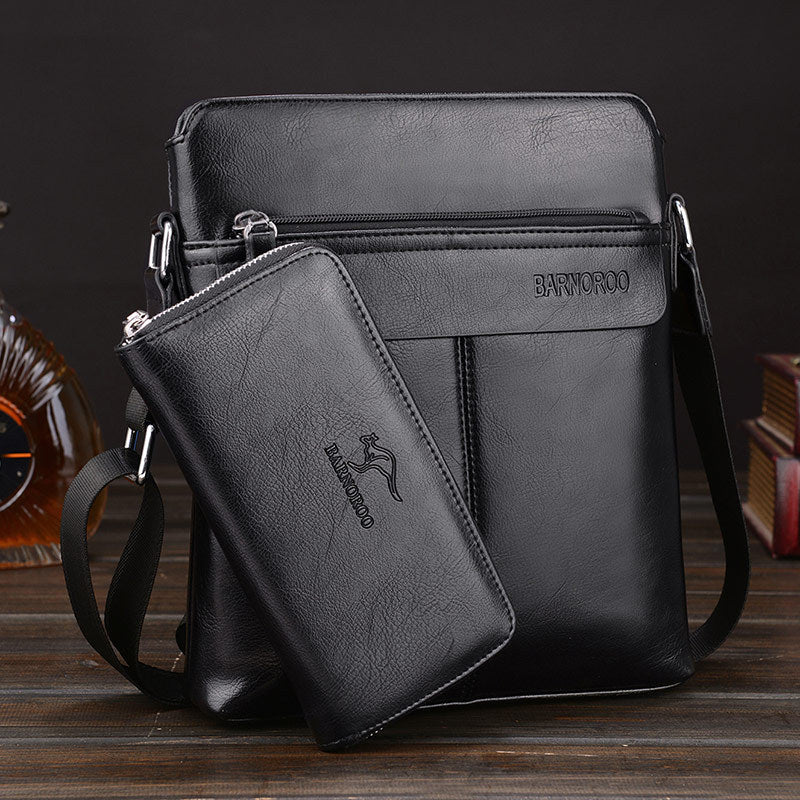 The new kangaroo male bag shoulder bag man satchel business men&#39;s fashion  single shoulder bag
