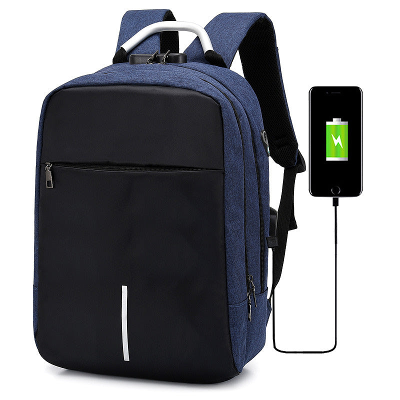 Men&#39;s Anti-theft Backpack Usb Notebook Bag