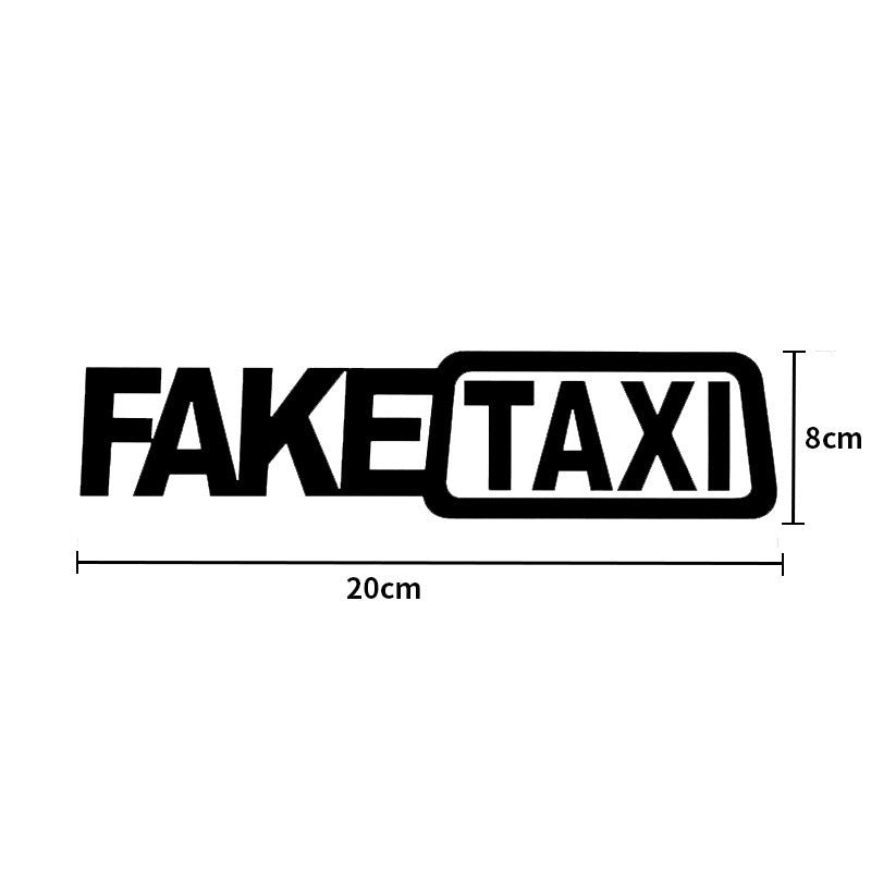 Car Warning English Sticker PET Waterproof