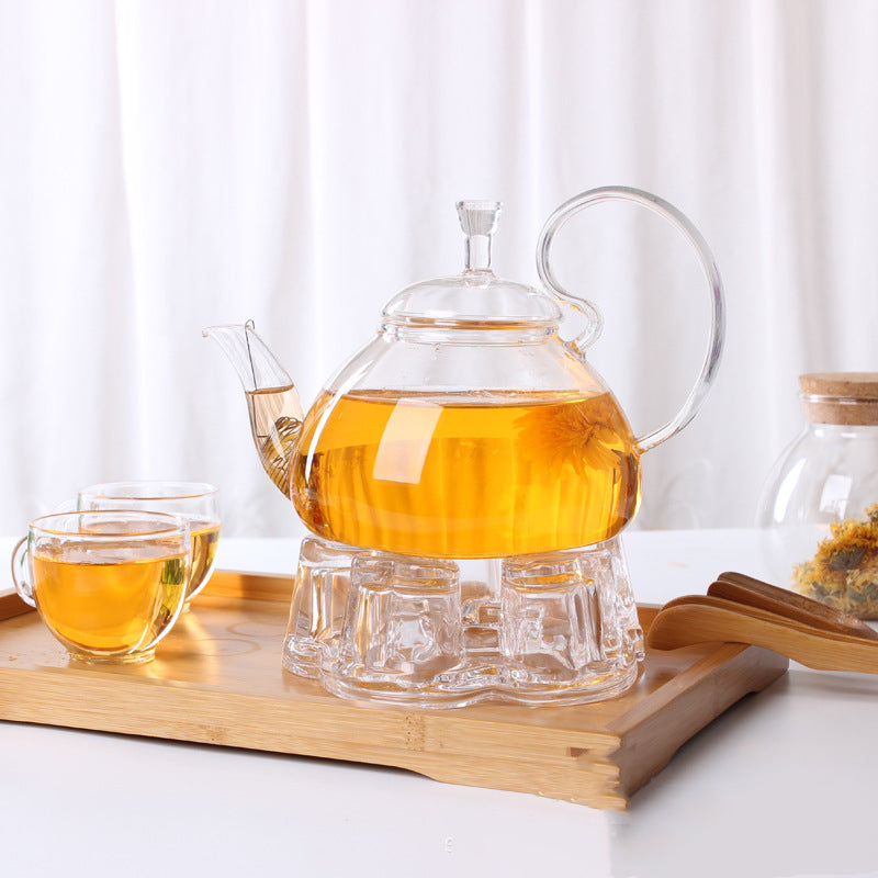 Heat-resistant glass wizard pot