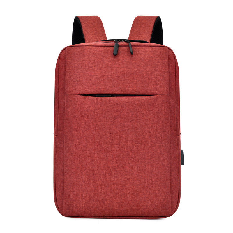 USB Backpack Simple Casual Backpack Female Computer Bag