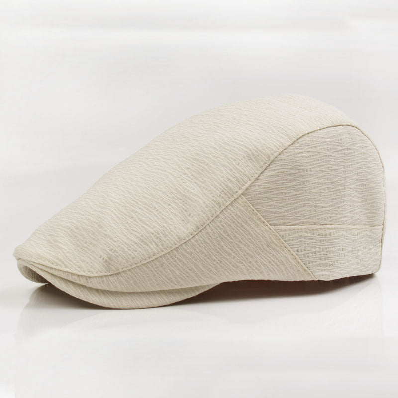 British retro monochrome beret