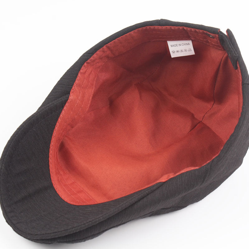 British retro monochrome beret