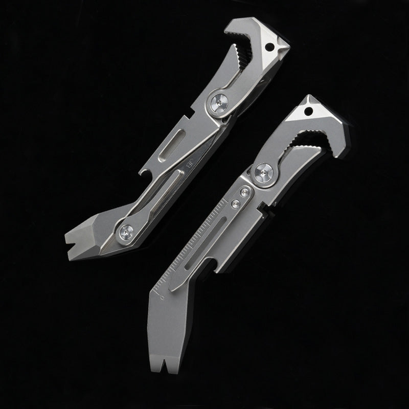 Titanium Crowbar Bottle Opener Screwdriver