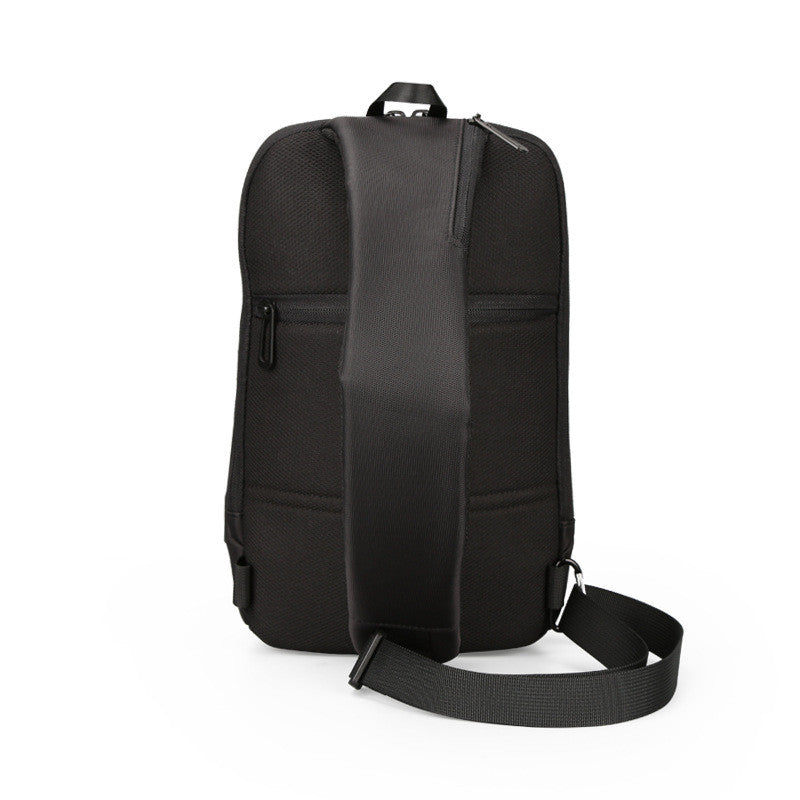 Crossbody chest bag male USB charging chest bag men&#39;s small bag