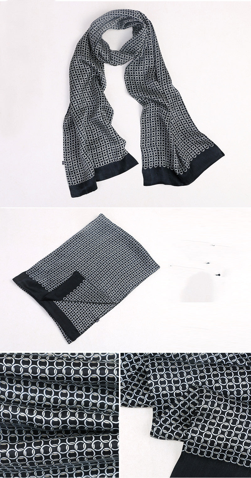 Men&#39;s silk scarf