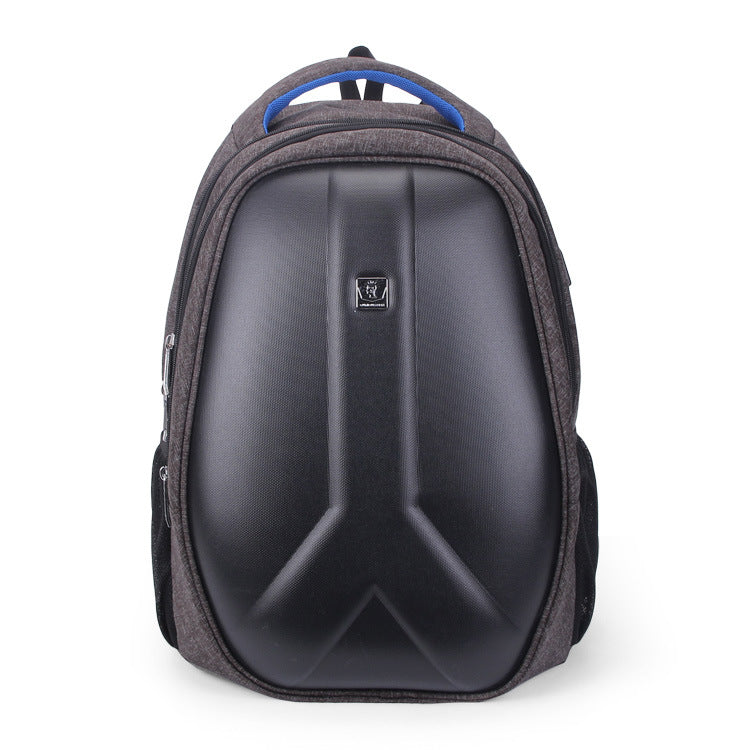new men&#39;s computer backpack, USB backpack, hard shell travel bag, student bag light customization