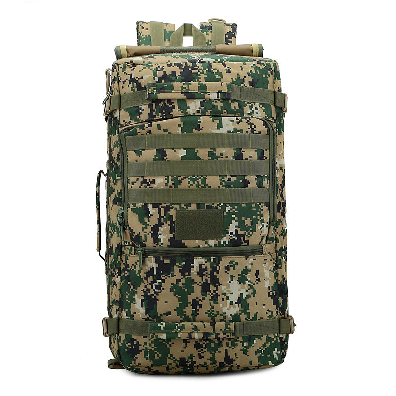 Backpack Outdoor Travel Three-purpose Bag Large-capacity Men And Women Mountaineering Camouflage